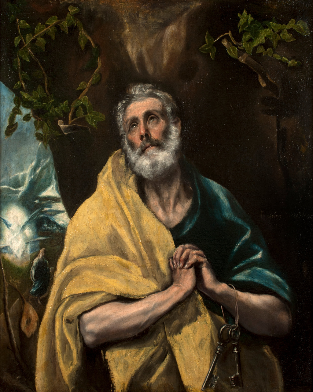 Tears of St Peter in Detail El Greco